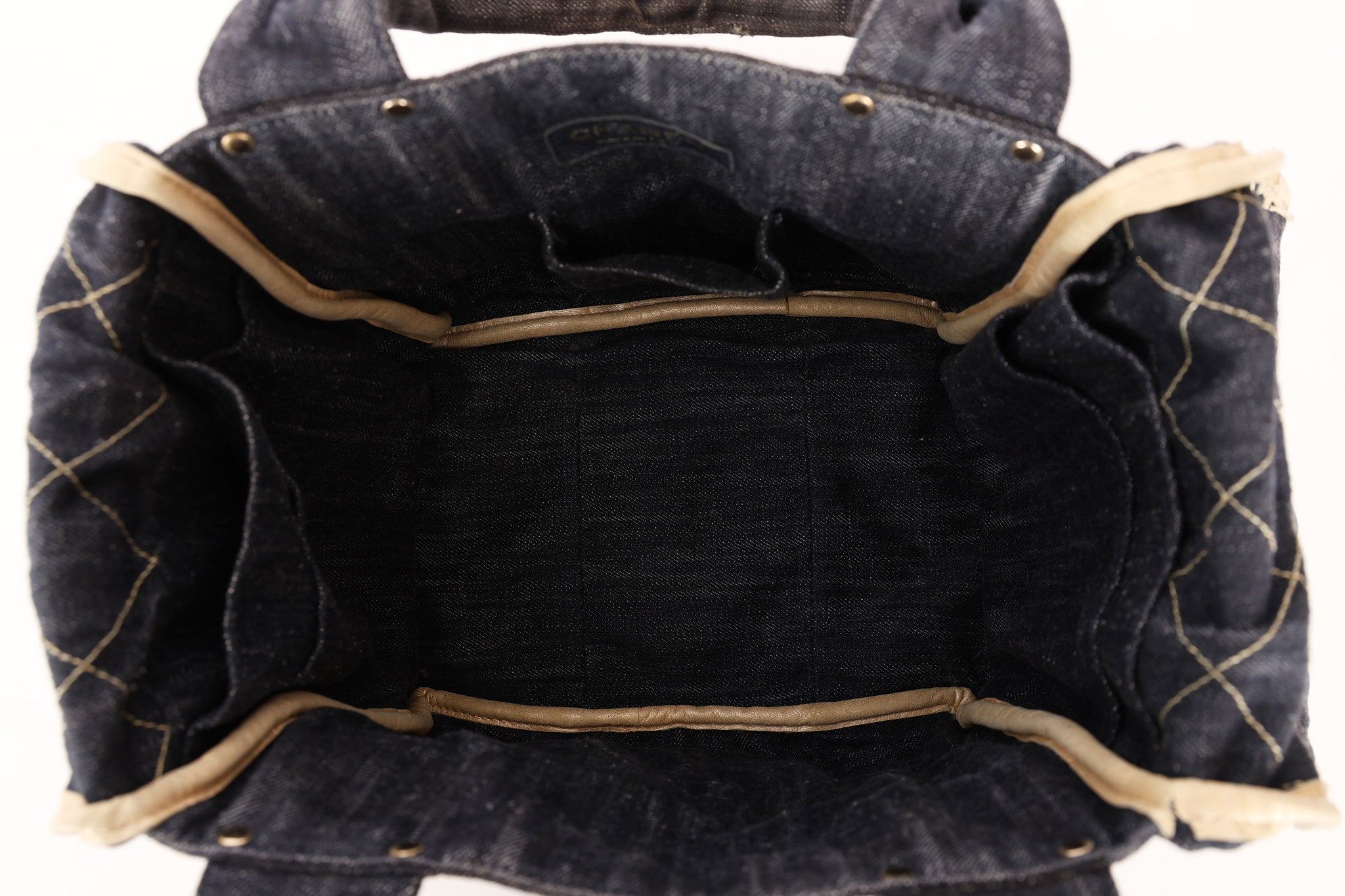Chanel CC Denim Tote GHW