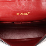 Chanel Small Classic Double Flap Black Lambskin 24K GP