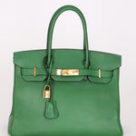 Hermès Birkin 30 Vert Meyer Courchevel GHW 2000