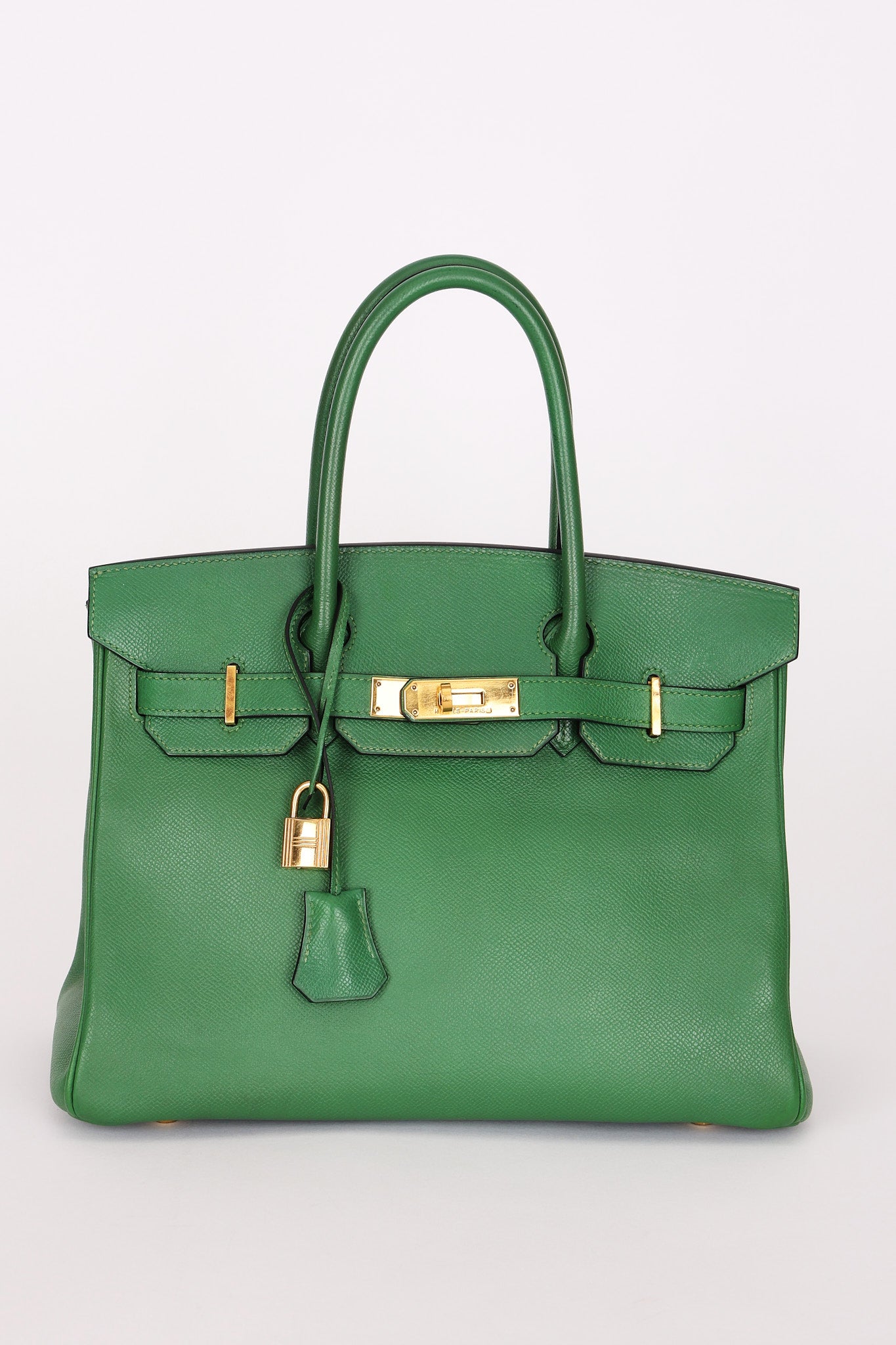 Hermès Birkin 30 Vert Meyer Courchevel GHW 2000