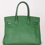 Hermès Birkin 30 Vert Meyer Courchevel GHW 2000