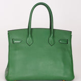 Hermès Birkin 30 Vert Meyer Courchevel GHW 2000