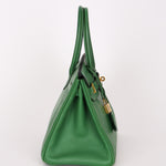 Hermès Birkin 30 Vert Meyer Courchevel GHW 2000