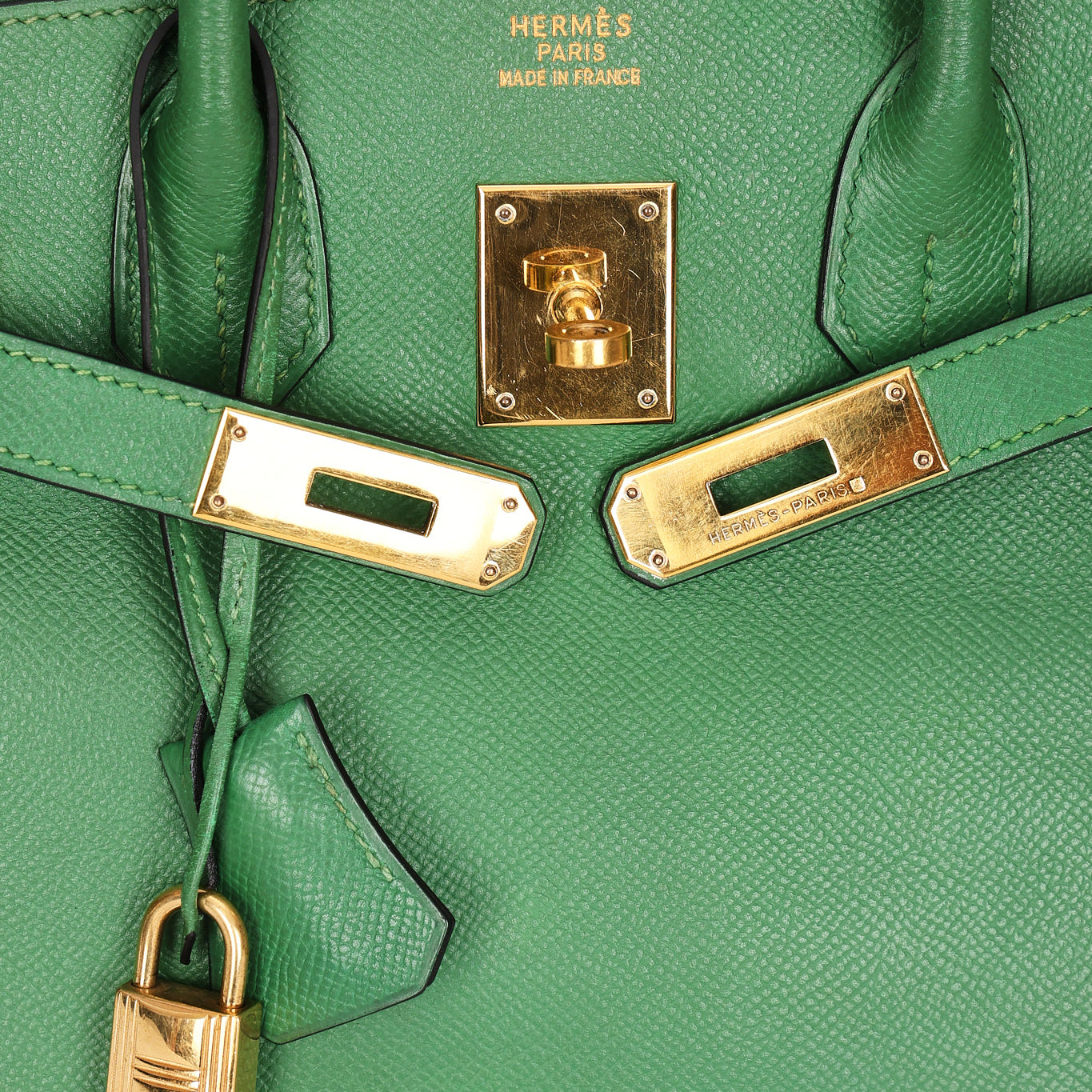 Hermès Birkin 30 Vert Meyer Courchevel GHW 2000