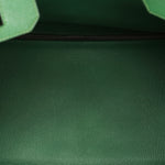 Hermès Birkin 30 Vert Meyer Courchevel GHW 2000