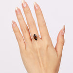 14K Tourmaline & Diamond Gold Ring