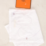 Hermès Logo Embroidered Handkerchief