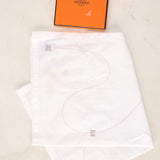 Hermès Logo Embroidered Handkerchief