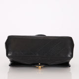 Chanel Double Sided Classic Flap Black Lambskin 24K GP