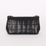 Chanel Chocolate Bar Mini Single Flap Black Lambskin 2010 GHW