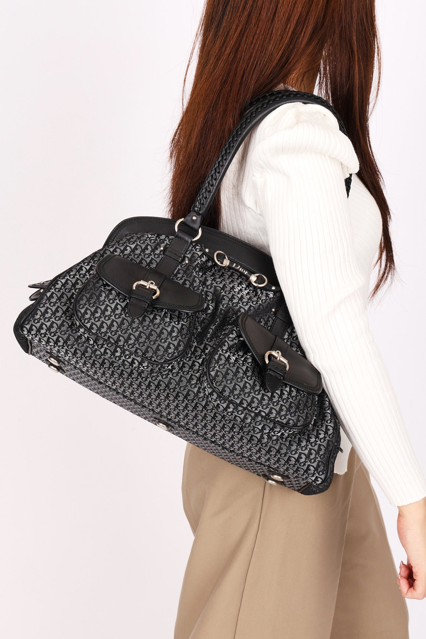 Christian Dior Diorissimo Detective Frame Satchel 2007