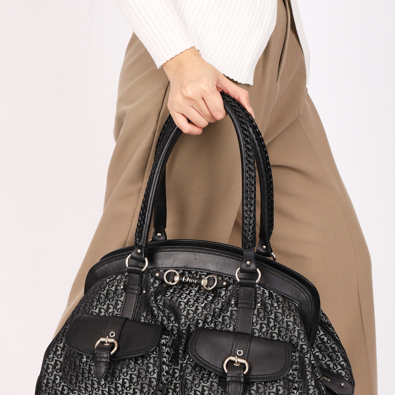 Christian Dior Diorissimo Detective Frame Satchel 2007