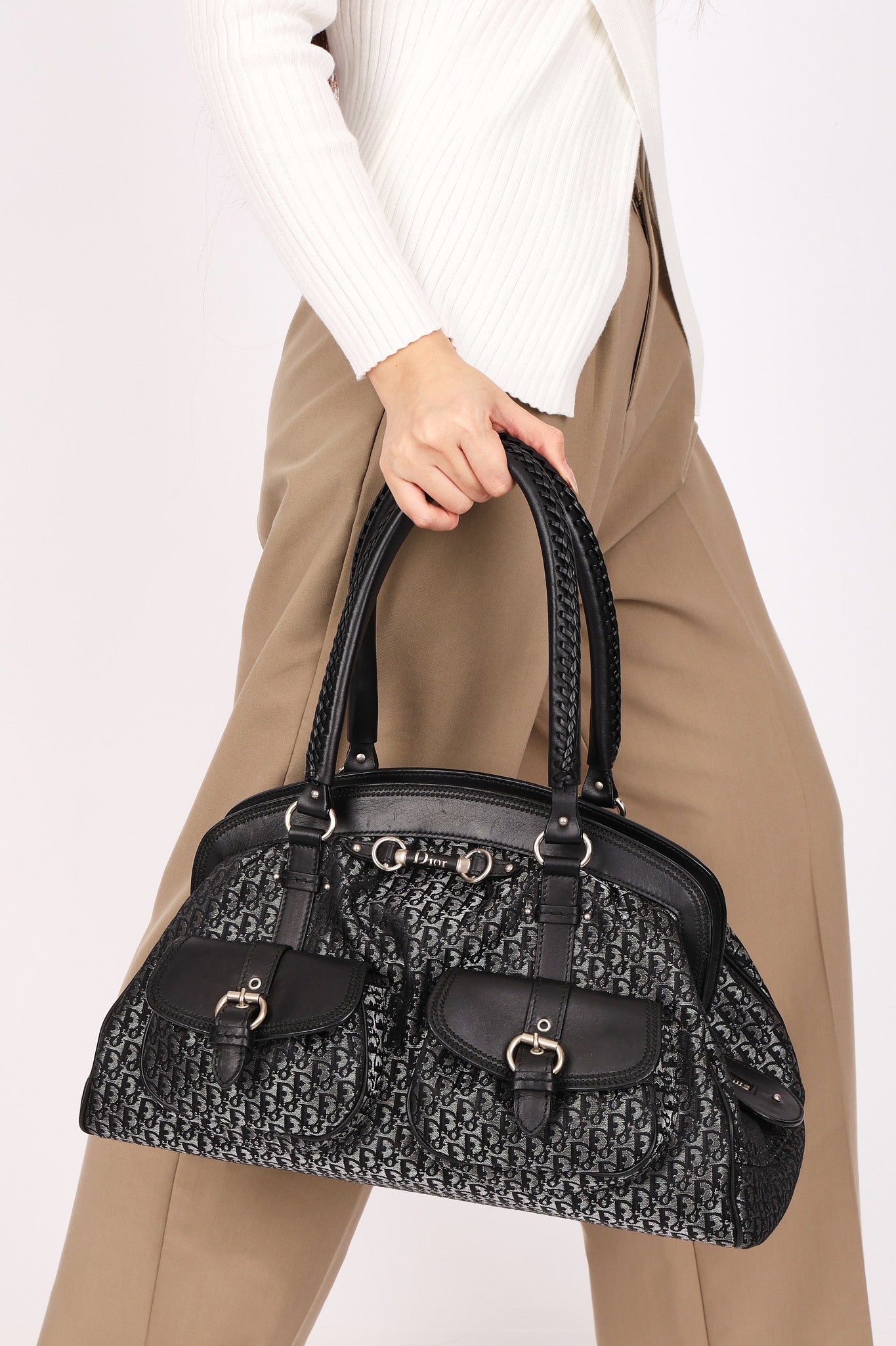 Christian Dior Diorissimo Detective Frame Satchel 2007