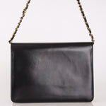 Chanel Single Flap Black Boxcalf 24K GP
