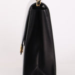 Chanel Single Flap Black Boxcalf 24K GP