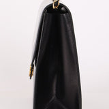 Chanel Single Flap Black Boxcalf 24K GP