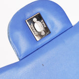 Chanel Jumbo Classic Double Flap Blue Patent SHW