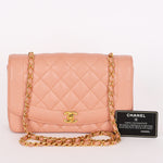 Chanel Medium Diana Flap Blush Caviar 24K GP