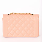 Chanel Medium Diana Flap Blush Caviar 24K GP