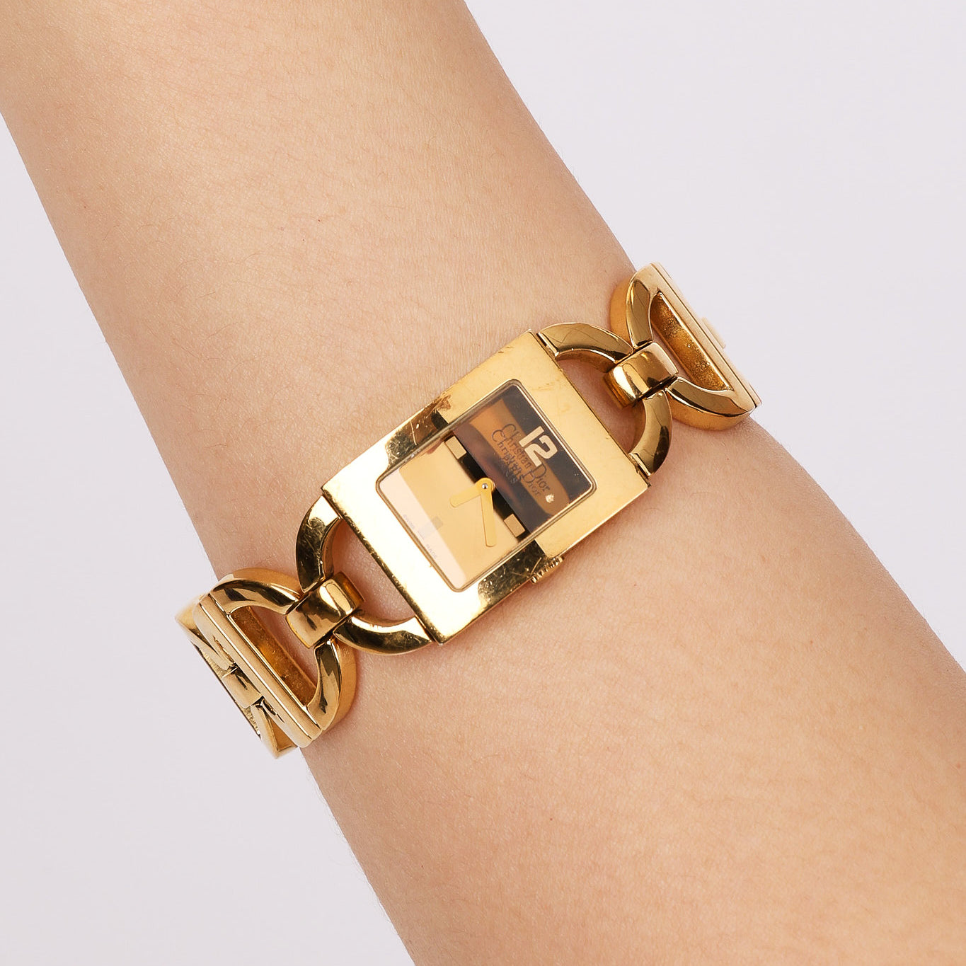 Dior Gold Square Watch