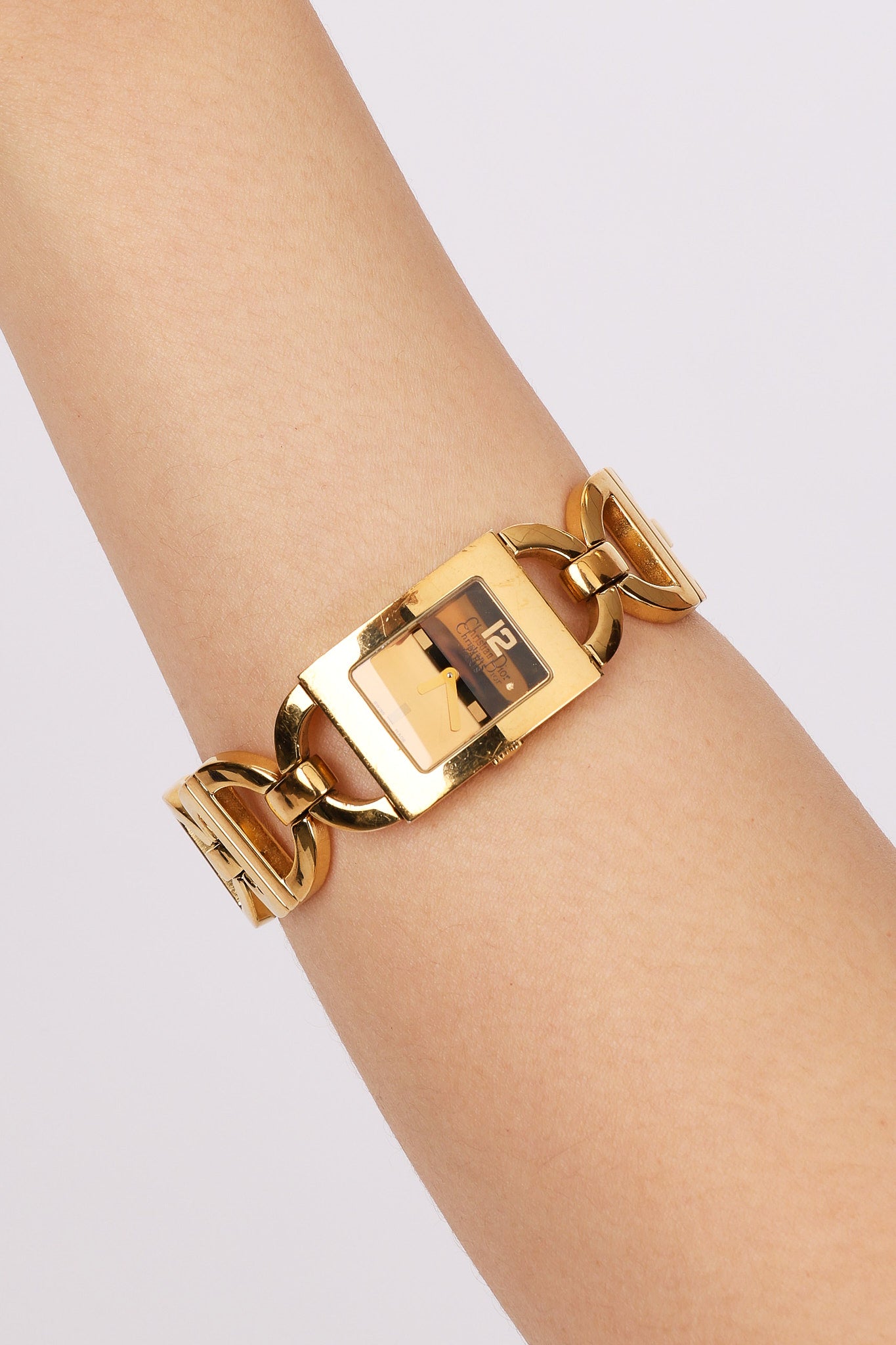 Dior Gold Square Watch