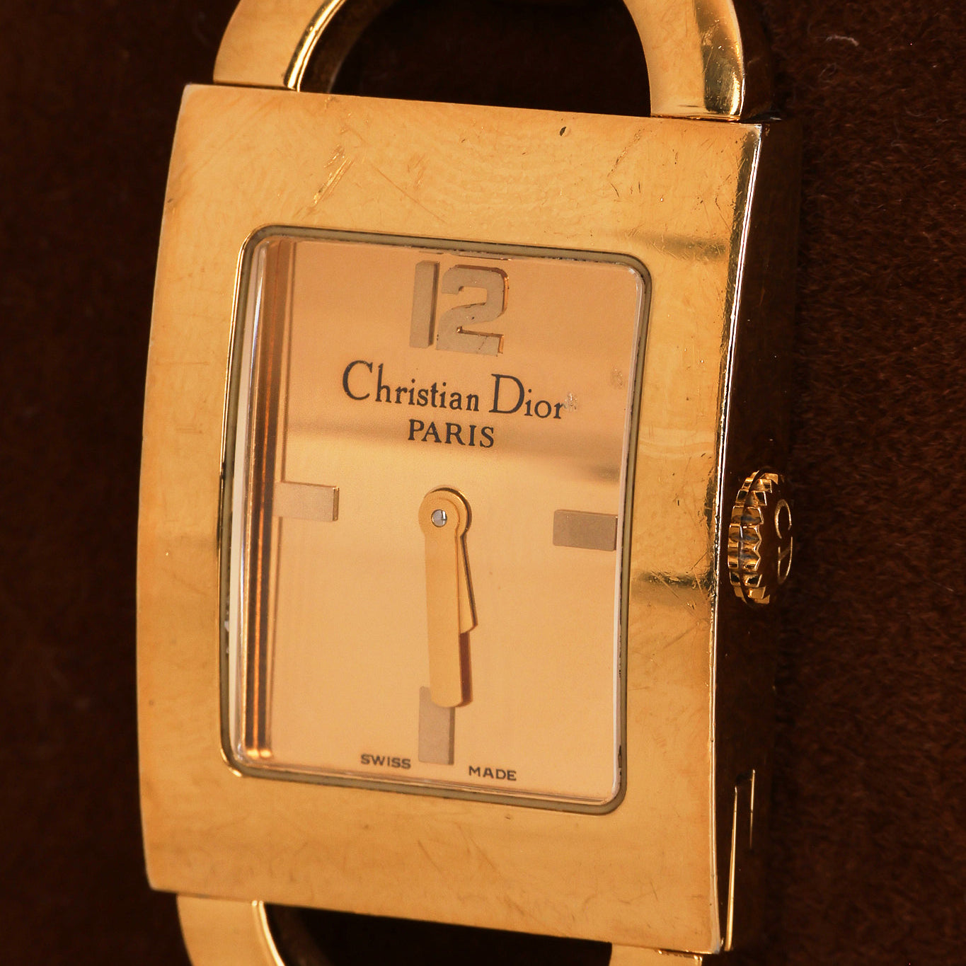 Dior Gold Square Watch