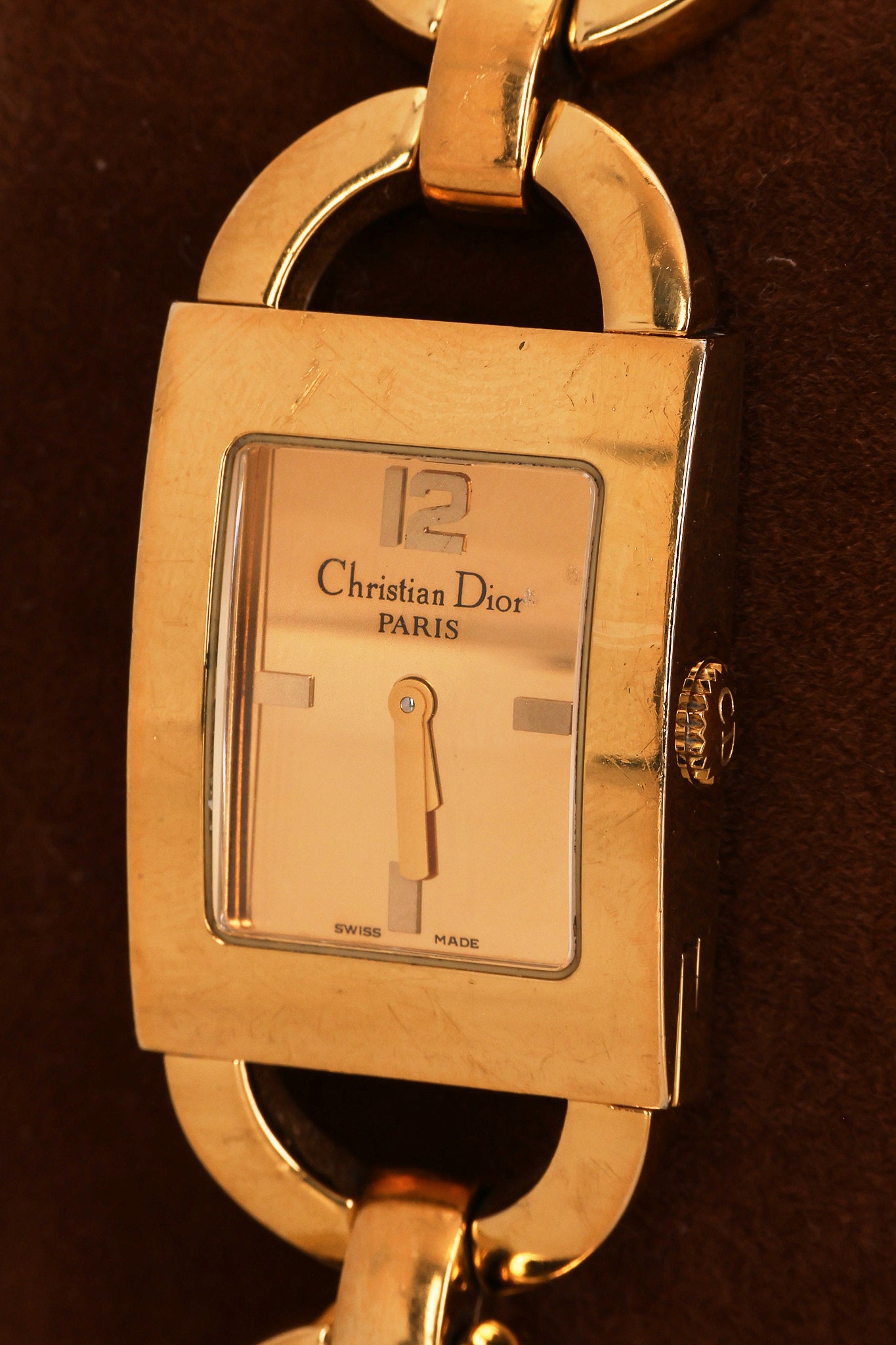Dior Gold Square Watch