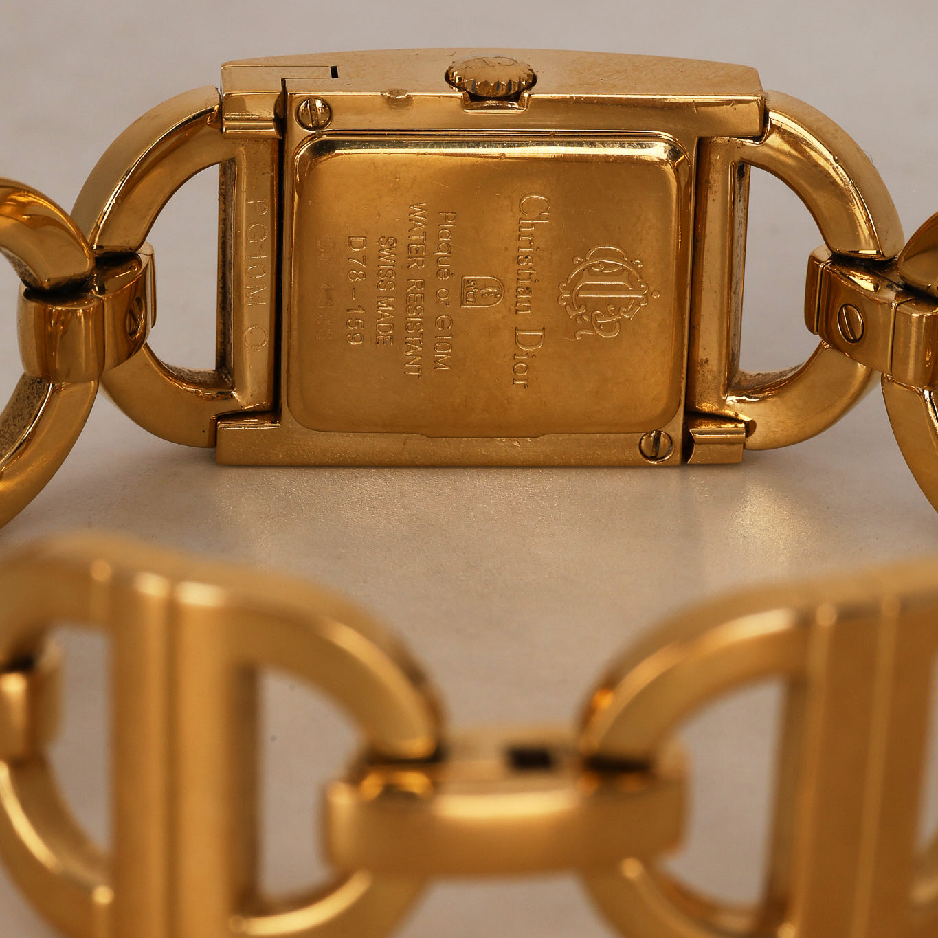 Dior Gold Square Watch