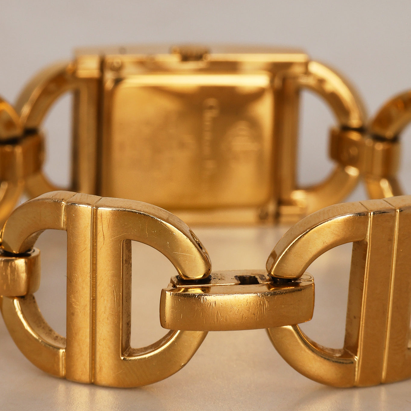 Dior Gold Square Watch