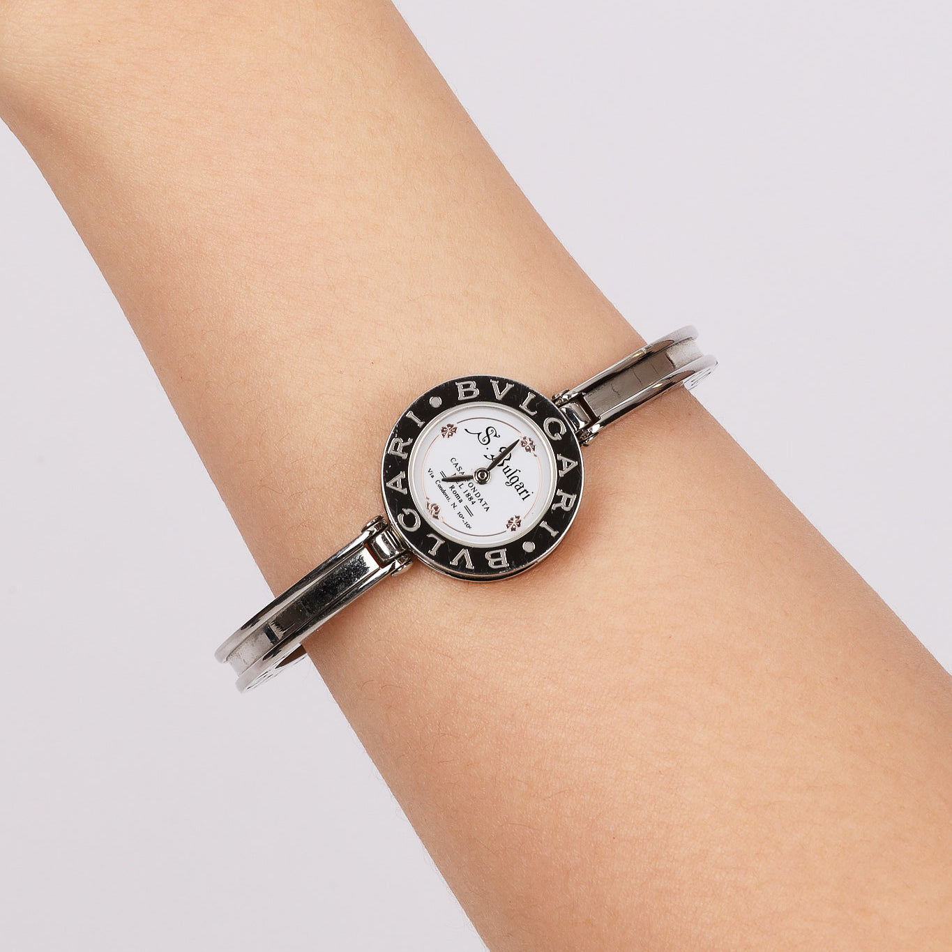 Bvlgari Stainless Steel Circle Watch