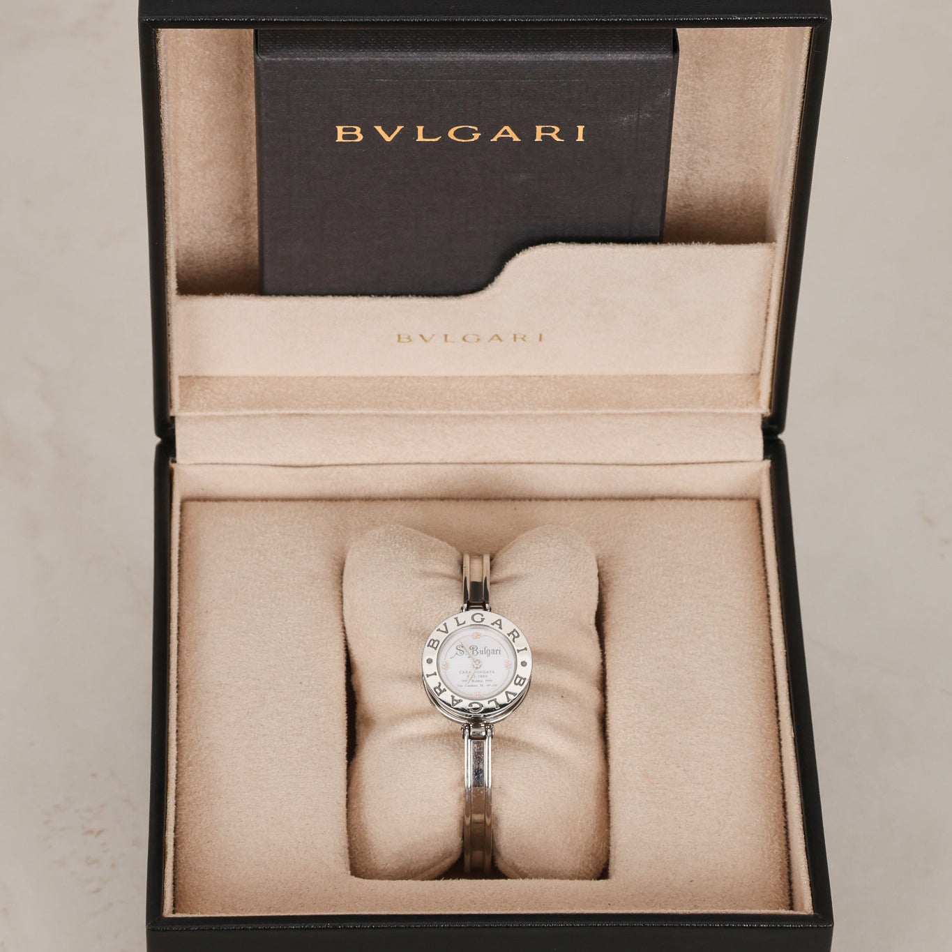 Bvlgari Stainless Steel Circle Watch