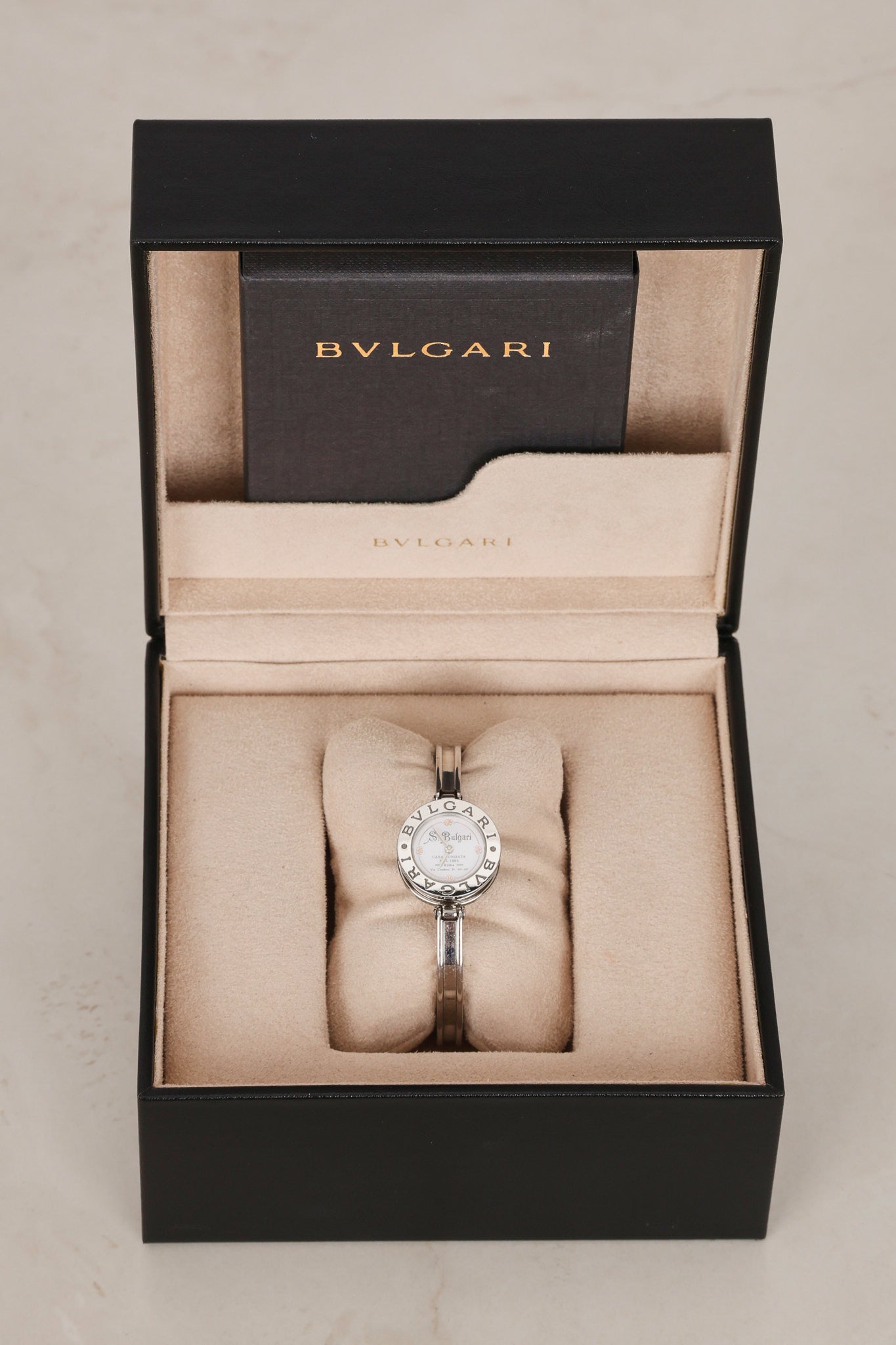 Bvlgari Stainless Steel Circle Watch