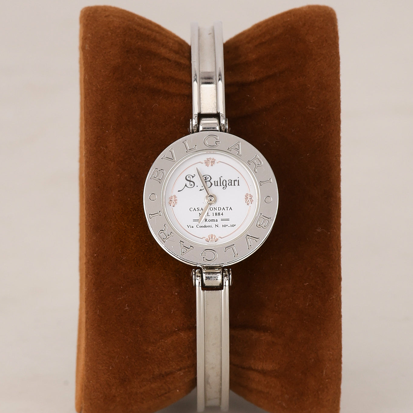 Bvlgari Stainless Steel Circle Watch