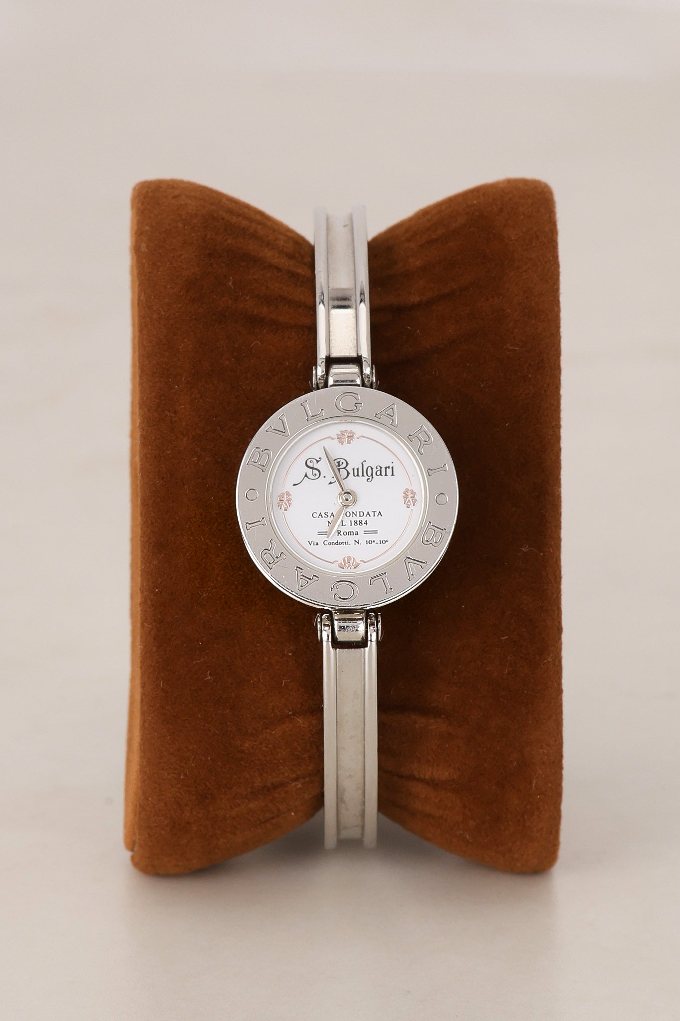 Bvlgari Stainless Steel Circle Watch