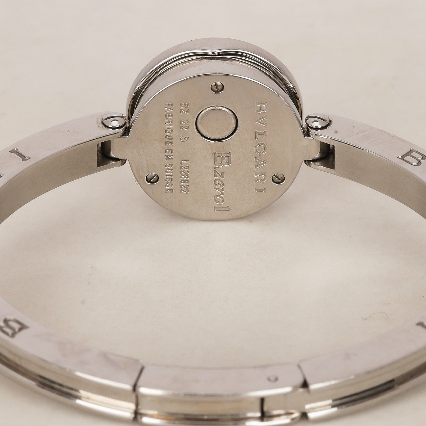Bvlgari Stainless Steel Circle Watch
