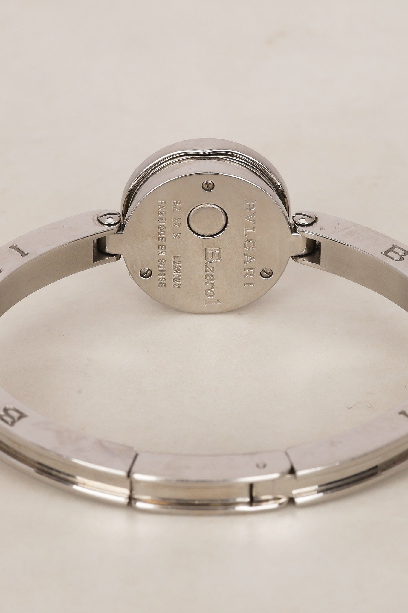 Bvlgari Stainless Steel Circle Watch