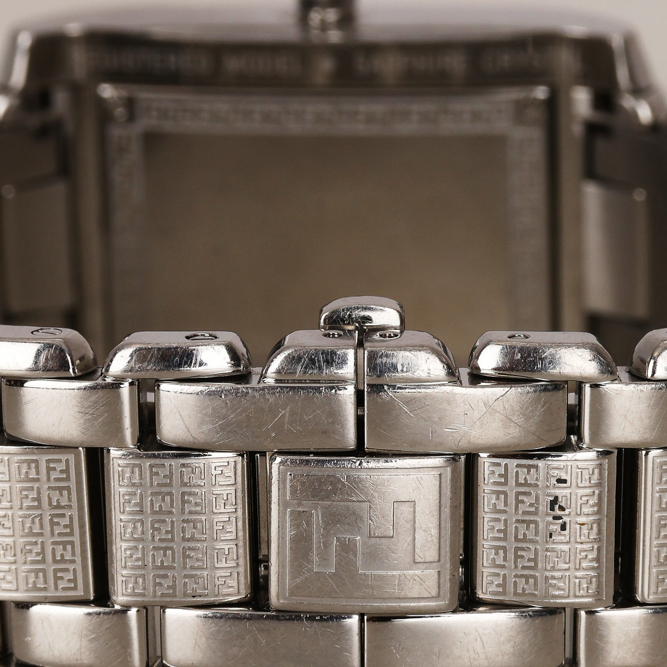 Fendi Stainless Steel Square Watch