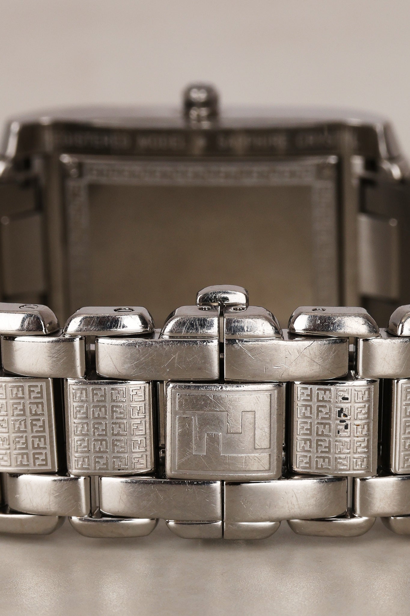 Fendi Stainless Steel Square Watch