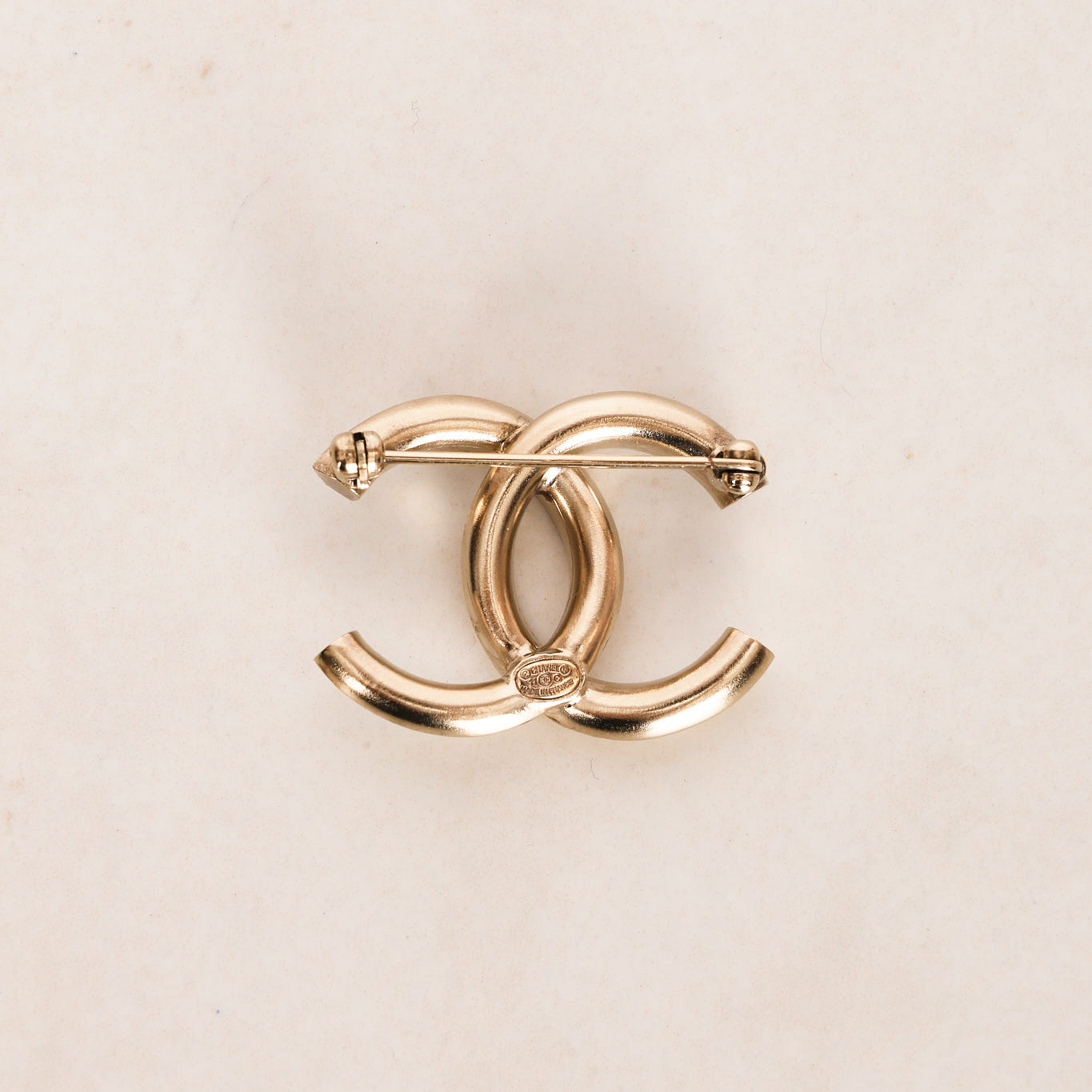 Chanel 2011 CC Enamel Crystal Brooch