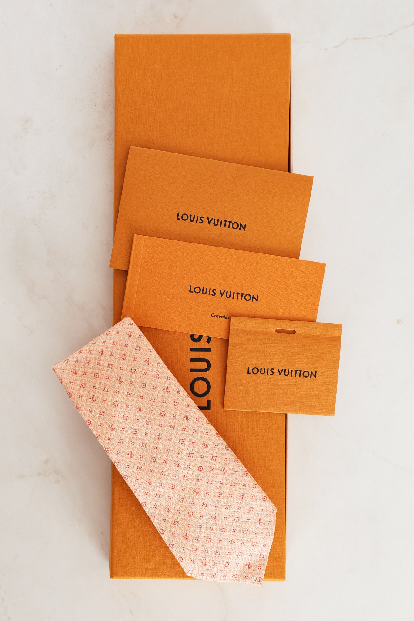 Louis Vuitton Monogram Silk Tie