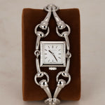 Gucci Stainless Steel Diamond Bezel 116.5 Horsebit Watch 19mm