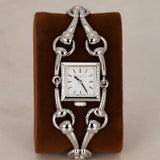 Gucci Stainless Steel Diamond Bezel 116.5 Horsebit Watch 19mm
