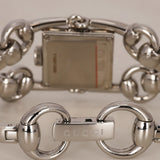 Gucci Stainless Steel Diamond Bezel 116.5 Horsebit Watch 19mm