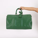 Louis Vuitton Epi Keepall 45 Green