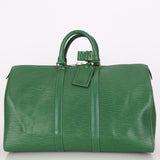 Louis Vuitton Epi Keepall 45 Green
