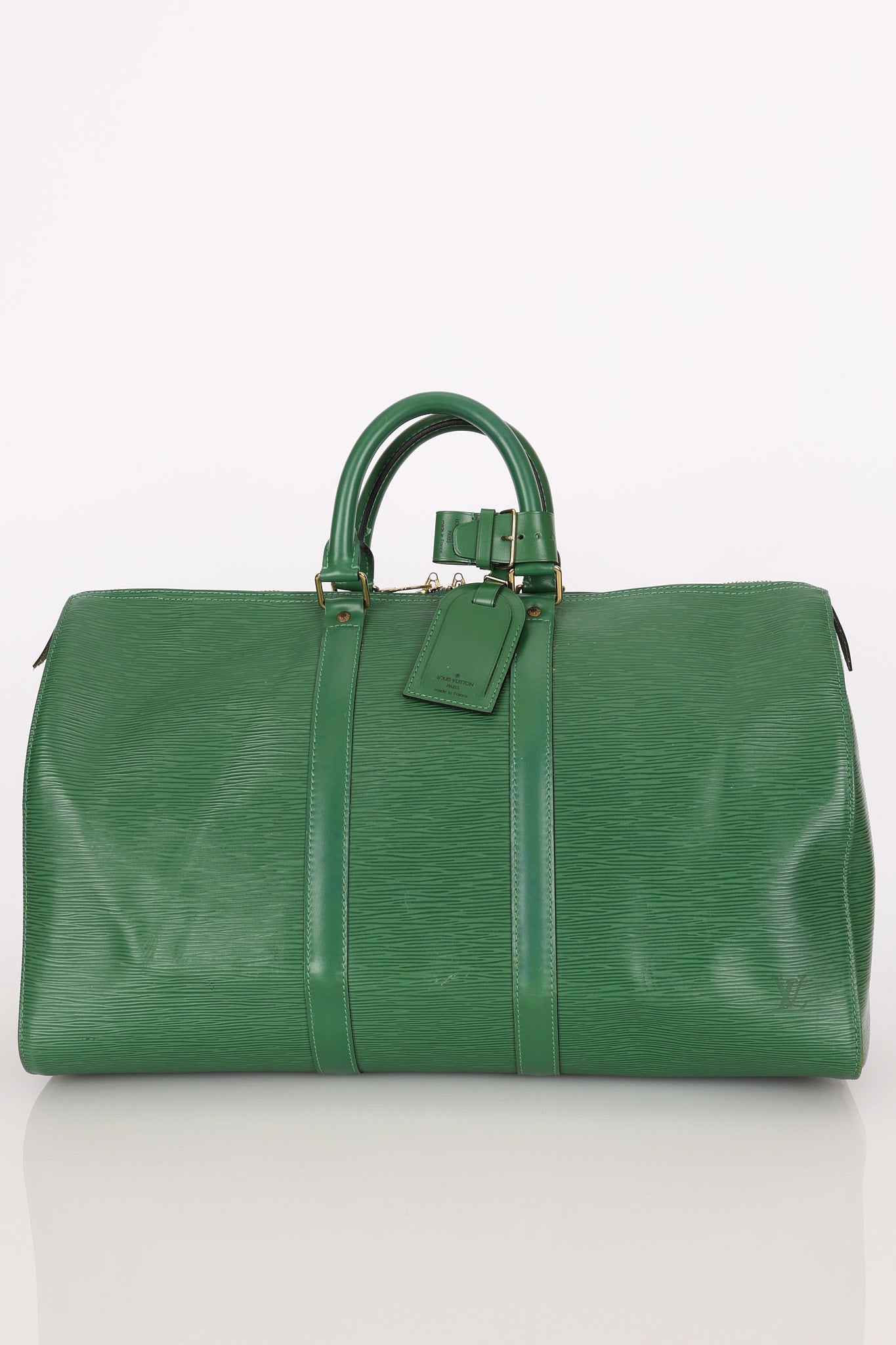 Louis Vuitton Epi Keepall 45 Green
