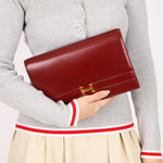 Hermès Annie Shoulder Bag Rouge H Box GHW 1984