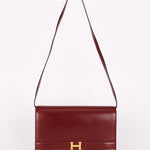 Hermès Annie Shoulder Bag Rouge H Box GHW 1984