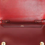 Hermès Annie Shoulder Bag Rouge H Box GHW 1984