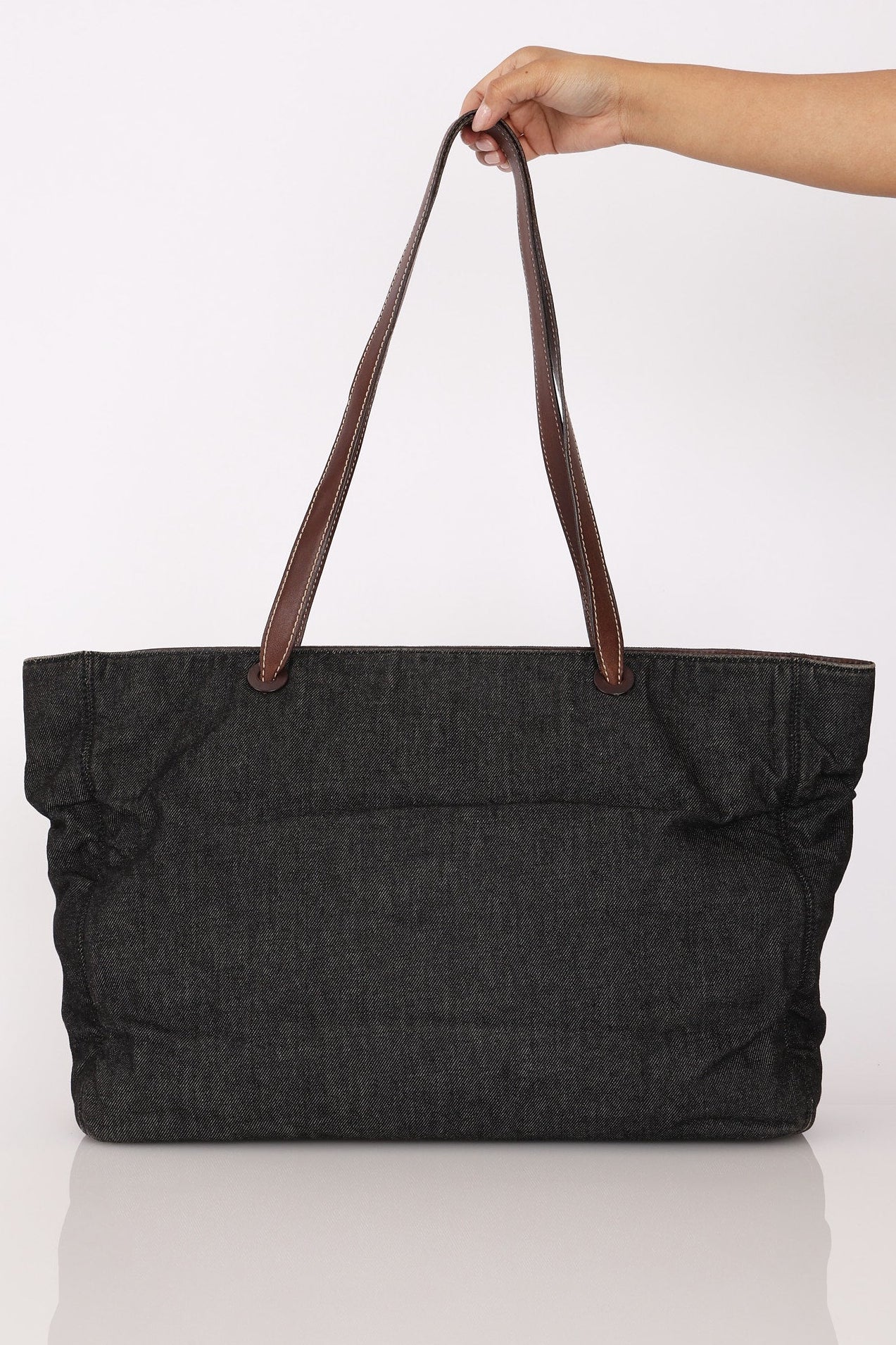 Chanel Large CC Denim Tote